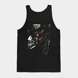 Abstract Roboter Head Tank Top